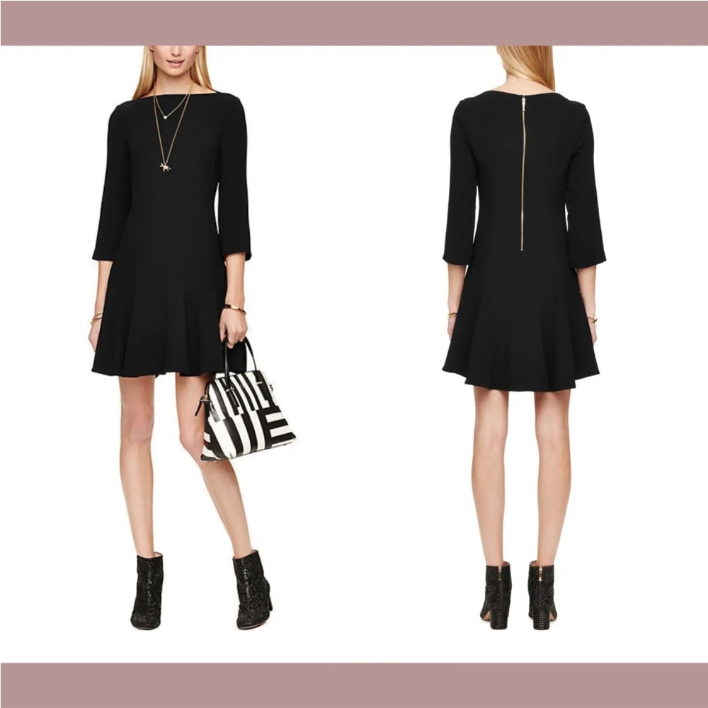 EUC Kate spade dress sz 4. Fully lined back exposed zipper. Long sleeve